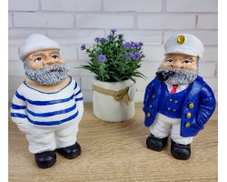 Статуэтка Моряк 16х10х7 см Полистоун, морской декор