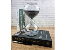 Часы песочные 60 минут, серый песок 23x12x12 см Часы песочные 60 минут, серый песок 23x12x12 см