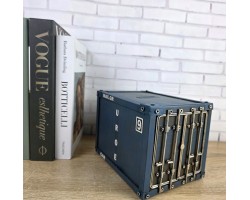 Копилка "Контейнер" металл, ручная работа 19х14х14см