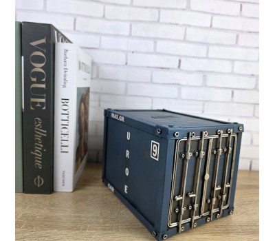 Копилка "Контейнер" металл, ручная работа 19х14х14см Копилка "Контейнер" металл, ручная работа 19х14х14см