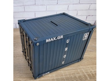 Копилка "Контейнер" металл, ручная работа 19х14х14см Копилка "Контейнер" металл, ручная работа 19х14х14см