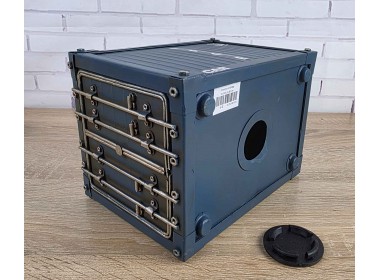 Копилка "Контейнер" металл, ручная работа 19х14х14см Копилка "Контейнер" металл, ручная работа 19х14х14см