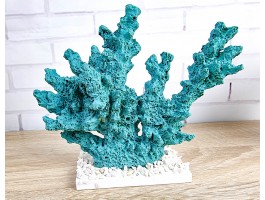 Декоративный Коралл на подставке  18х15х6 см, L/Green.   Морской декор