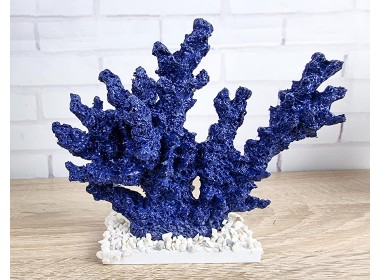 Декоративный Коралл на подставке  18х15х6 см, NAVY .   Морской декор