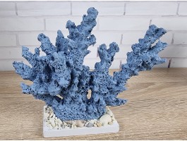 Декоративный Коралл на подставке  18х15х6 см,Blue.   Морской декор Декоративный Коралл на подставке  18х15х6 см,Blue.   Морской декор