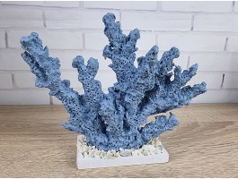 Декоративный Коралл на подставке  18х15х6 см,Blue.   Морской декор Декоративный Коралл на подставке  18х15х6 см,Blue.   Морской декор