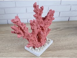 Декоративный Коралл на подставке  18х15х6 см, RED.  Морской декор