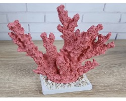 Декоративный Коралл на подставке  18х15х6 см, RED.  Морской декор
