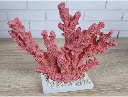 Декоративный Коралл на подставке  18х15х6 см, RED.  Морской декор