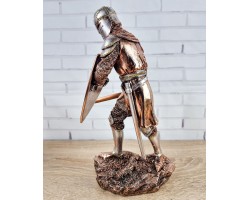 Статуэтка Воин Крестоносец, 30х16х13см, камень, металл