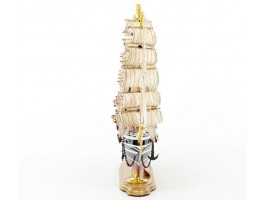 Модель корабля Крузенштерн (барк), 52x9x33 см, дерево Модель корабля Крузенштерн (барк), 52x9x33 см, дерево