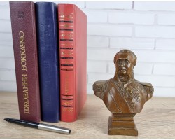 Бюст Кутузов М.И. Бронза, высота 14см. Антик