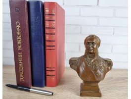 Бюст Кутузов М.И. Бронза, высота 14см. Антик