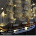 модель Корабля с подсветкой, 33х7х33 см  дерево