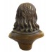 Бюст Леонардо да Винчи, бронза 10х9х5 см Антик вес 430гр. Бюст Леонардо да Винчи, бронза 10х9х5 см Антик вес 430гр.