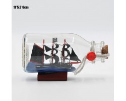 Корабль в бутылке  Pirate Ship 11х5х6 cm, Стекло