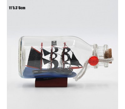 Корабль в бутылке  Pirate Ship 11х5х6 cm, Стекло