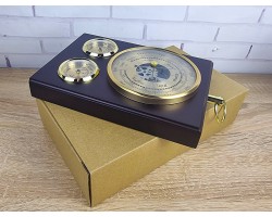 метеостанция настенная 19х14см  Барометр ,термометр и гидрометр YGW0707