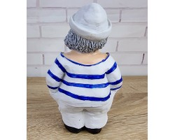 Статуэтка Моряк 16х10х7 см Полистоун, морской декор