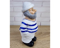 Статуэтка Моряк 16х10х7 см Полистоун, морской декор