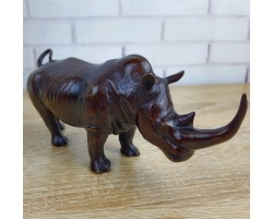 фигурка Носорог, бронза 16х5х8см вес 380гр.