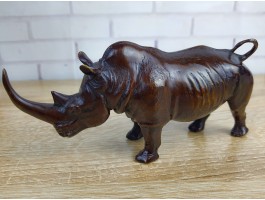 фигурка Носорог, бронза 16х5х8см вес 380гр.