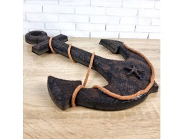 Якорь "Old Black"  46х32х3см,  морской декор, дерево