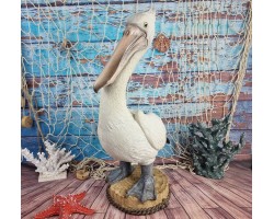 Большой Пеликан, морской декор  55х22х35см, полистоун Большой Пеликан, морской декор  55х22х35см, полистоун
