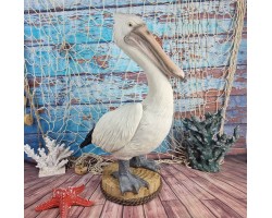 Большой Пеликан, морской декор  55х22х35см, полистоун Большой Пеликан, морской декор  55х22х35см, полистоун