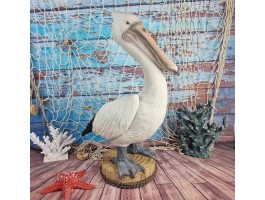 Большой Пеликан, морской декор 55х22х35см, полистоун Большой Пеликан, морской декор 55х22х35см, полистоун