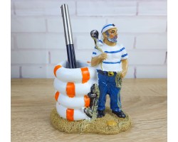 Карандашница Моряк с кругами 13х5х9 см. Карандашница Моряк с кругами 13х5х9 см.