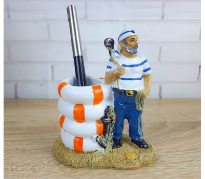 Карандашница Моряк с кругами 13х5х9 см. Карандашница Моряк с кругами 13х5х9 см.