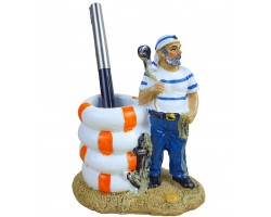 Карандашница Моряк с кругами 13х5х9 см. Карандашница Моряк с кругами 13х5х9 см.