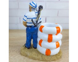 Карандашница Моряк с кругами 13х5х9 см. Карандашница Моряк с кругами 13х5х9 см.