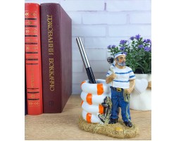 Карандашница Моряк с кругами 13х5х9 см. Карандашница Моряк с кругами 13х5х9 см.