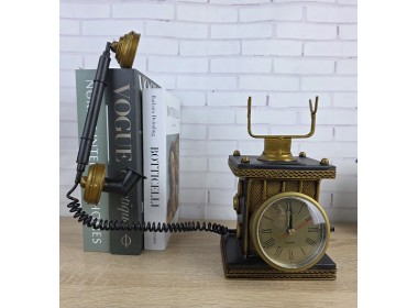 настольные Часы Ретро Телефон 24х14х24 Металл, копилка настольные Часы Ретро Телефон 24х14х24 Металл, копилка