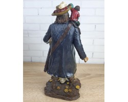 Статуэтка  Пират с обезьянкой 25х13х7 см  Полистоун, морской декор