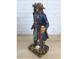 Статуэтка  Пират с обезьянкой 25х13х7 см  Полистоун, морской декор