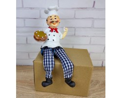 Статуэтка Повар, высота 20см (комплект 2 шт)