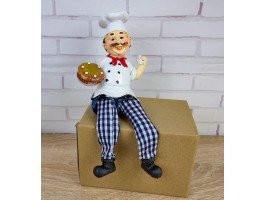 Статуэтка Повар, высота 20см (комплект 2 шт)