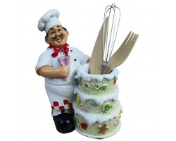 Фигурка декоративная Повар 17x12x10см держатель Povar17Tort