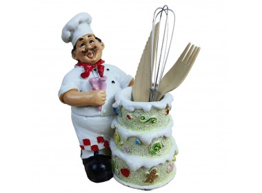 Фигурка декоративная Повар 17x12x10см держатель Povar17Tort Фигурка декоративная Повар 17x12x10см держатель Povar17Tort