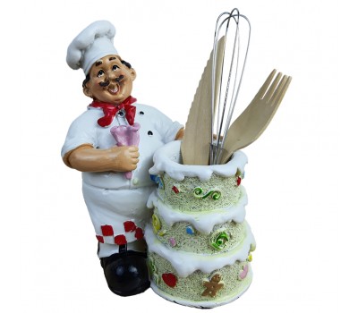 Фигурка декоративная Повар 17x12x10см держатель Povar17Tort