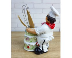 Фигурка декоративная Повар 17x12x10см держатель Povar17Tort