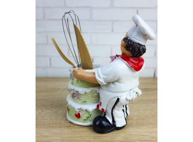 Фигурка декоративная Повар 17x12x10см держатель Povar17Tort Фигурка декоративная Повар 17x12x10см держатель Povar17Tort