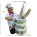 Фигурка декоративная Повар 17x12x10см держатель Povar17Tort
