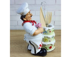 Фигурка декоративная Повар 17x12x10см держатель Povar17Tort