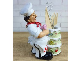 Фигурка декоративная Повар 17x12x10см держатель Povar17Tort