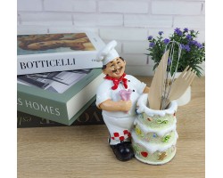 Фигурка декоративная Повар 17x12x10см держатель Povar17Tort