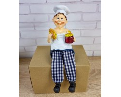 Статуэтка Повар, высота 20см (комплект 2 шт)